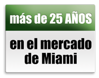 Más de 25 años en el mercado de Miami